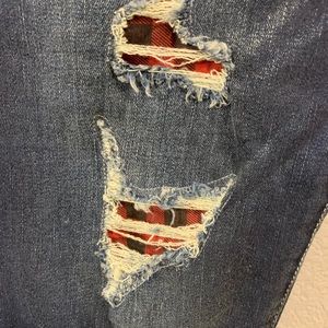 Lined Maurice’s distressed Denim